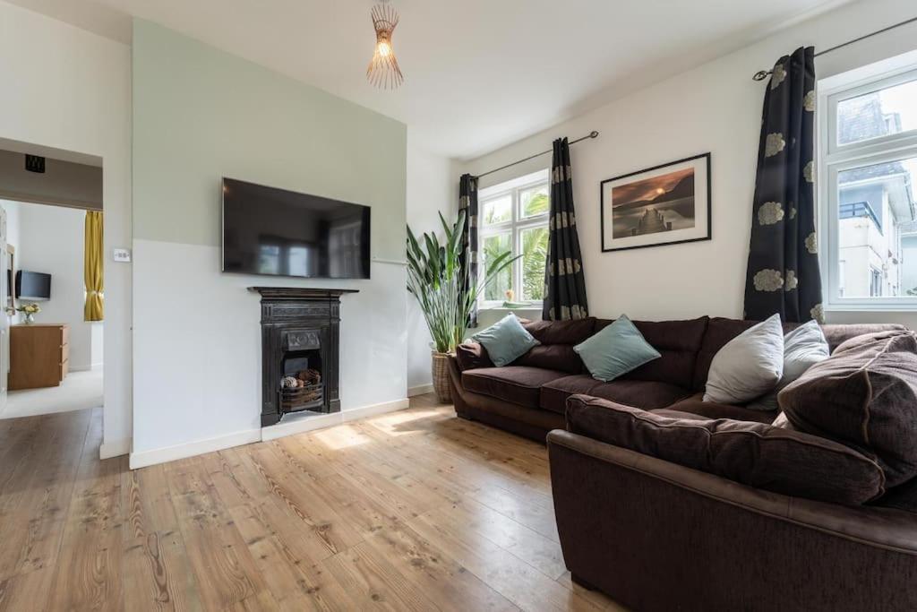 Sandbanks Ground Floor 2 Bed Apt, Beach 3Mins Walk Poole Exterior foto